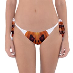 Halloween Pumpkin Reversible Bikini Bottom by Valentinaart