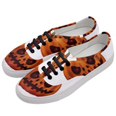 Halloween Pumpkin Women s Classic Low Top Sneakers by Valentinaart