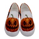 Halloween pumpkin Women s Canvas Slip Ons View1