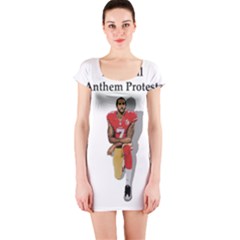 National Anthem Protest Short Sleeve Bodycon Dress by Valentinaart