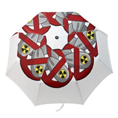 No Nuclear Weapons Folding Umbrellas by Valentinaart