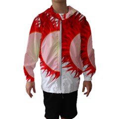 Rambutan Fruit Red Sweet Hooded Wind Breaker (kids) by Mariart