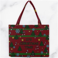 Ugly Christmas Sweater Mini Tote Bag by Valentinaart