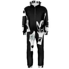 Kiss Band Logo Hooded Jumpsuit (men)  by Celenk