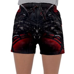 Black Dragon Grunge Sleepwear Shorts by Celenk