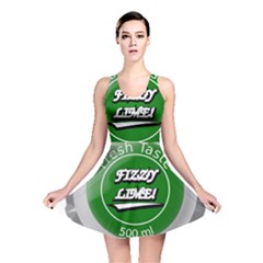 Fresh Taste Fizzy Lime Bottle Cap Reversible Skater Dress by Celenk