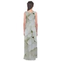 Hydrangea Flowers Blossom White Floral Elegant Bridal Chic Empire Waist Maxi Dress View2