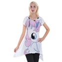 Baby unicorn Short Sleeve Side Drop Tunic View1