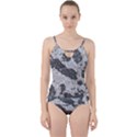 Stone Dragon Camouflage Cut Out Top Tankini Set View1