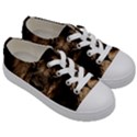 African Lion Mane Close Eyes Kids  Low Top Canvas Sneakers View3