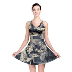 The Birth Of Christ Reversible Skater Dress by Valentinaart