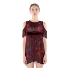 Abstract Fantasy Color Colorful Shoulder Cutout One Piece by Celenk