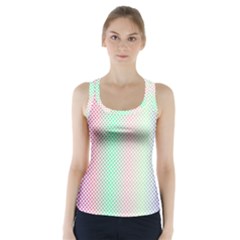 Pattern Racer Back Sports Top by gasi