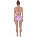 Pattern Tie Back One Piece Swimsuit View2