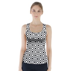 Pattern Racer Back Sports Top by gasi