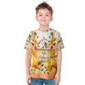 Happy Thanksgiving With Pumpkin Kids  Cotton Tee View1