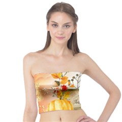 Happy Thanksgiving With Pumpkin Tube Top by FantasyWorld7