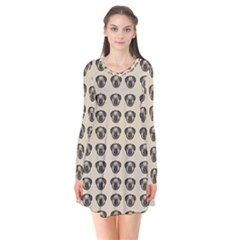 Puppy Dog Pug Pup Graphic Flare Dress by Celenk