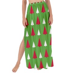 Christmas Tree Maxi Chiffon Tie-up Sarong by patternstudio