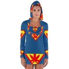 Super Dealer Long Sleeve Hooded T-shirt by PodArtist