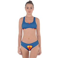 Super Dealer Criss Cross Bikini Set by PodArtist