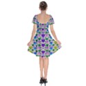 Love In Eternity Is Sweet As Candy Pop Art Short Sleeve Bardot Dress View2