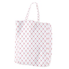 Hearts Pattern Love Design Giant Grocery Zipper Tote by Celenk