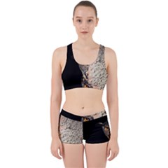 Owl Hiding Peeking Peeping Peek Work It Out Sports Bra Set by Celenk