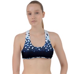 Tech Camouflage Criss Cross Racerback Sports Bra by jumpercat