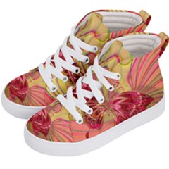 Arrangement Butterfly Aesthetics Kid s Hi-top Skate Sneakers by Celenk