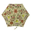 Colored Afternoon Tea Pattern Mini Folding Umbrellas View1