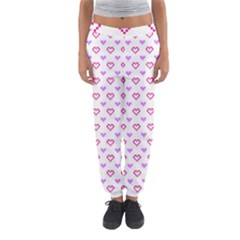 Pixel Hearts Women s Jogger Sweatpants by jumpercat