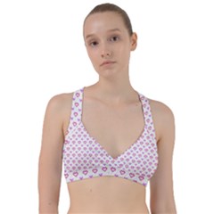 Pixel Hearts Sweetheart Sports Bra by jumpercat