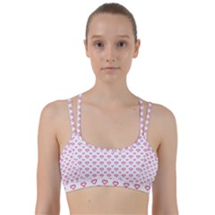 Pixel Hearts Line Them Up Sports Bra by jumpercat