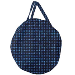 Sci Fi Tech Circuit Giant Round Zipper Tote by jumpercat