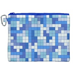 Tetris Camouflage Marine Canvas Cosmetic Bag (xxl) by jumpercat