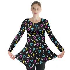 Retro Wave 3 Long Sleeve Tunic  by jumpercat