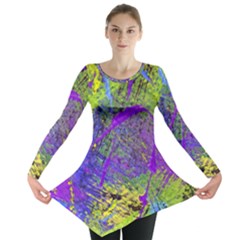 Ink Splash 02 Long Sleeve Tunic  by jumpercat