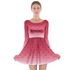 Watermelon Long Sleeve Skater Dress by jumpercat