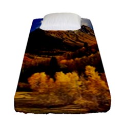 Colorado Fall Autumn Colorful Fitted Sheet (single Size) by BangZart