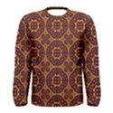 Geometric Pattern Men s Long Sleeve Tee View1