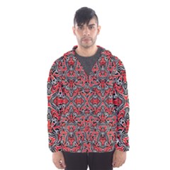 Exotic Intricate Modern Pattern Hooded Wind Breaker (men) by dflcprints