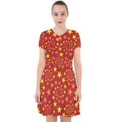 Star Stars Pattern Design Adorable In Chiffon Dress by BangZart