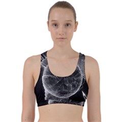 Space Universe Earth Rocket Back Weave Sports Bra by BangZart