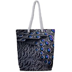 Feather Bird Bird Feather Nature Full Print Rope Handle Tote (small) by BangZart