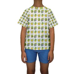 St Patrick S Day Background Symbols Kids  Short Sleeve Swimwear by BangZart