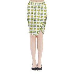 St Patrick S Day Background Symbols Midi Wrap Pencil Skirt by BangZart