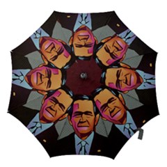 George W Bush Pop Art President Usa Hook Handle Umbrellas (small) by BangZart