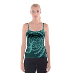 Fractals Form Pattern Abstract Spaghetti Strap Top by BangZart