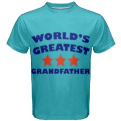 World Greatest Grandfather Men s Cotton Tee by Bigfootshirtshop